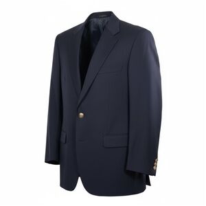 Burberry’s Men’s Navy Wool Blazer 42R | Classic Power Suiting w/ Gold‎ Buttons